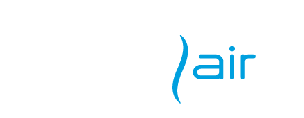 epic air white and light blue logo transparent